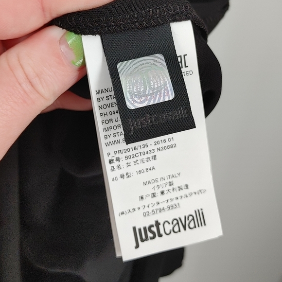 Just Cavalli Wrap Draped Maxi Gown - Picture 10 of 13